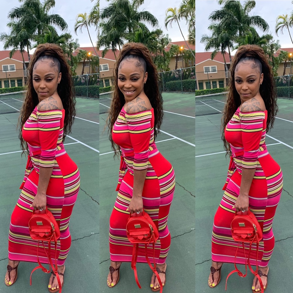 Red Midi Dress